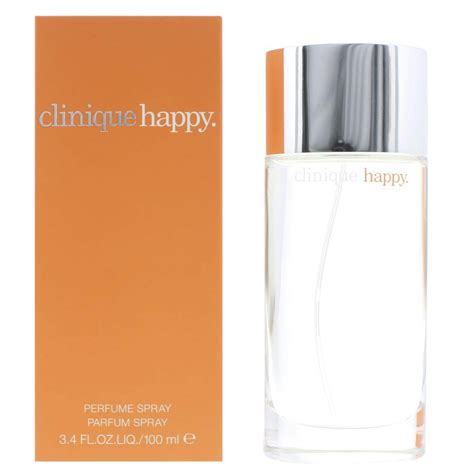 Clinique Happy Parfum Spray 34 Oz Aromatic Eau De Fragrance For Women