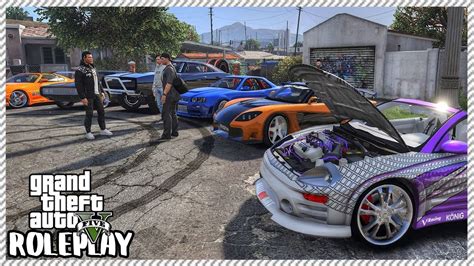 GTA 5 Roleplay HUGE Fast Furious Movie Car Meet RedlineRP 310