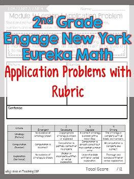 Grade Engage New York Eureka Module Math Application Problems With