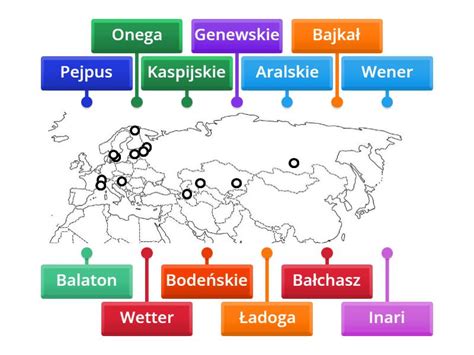 Jeziora Europa Labelled Diagram