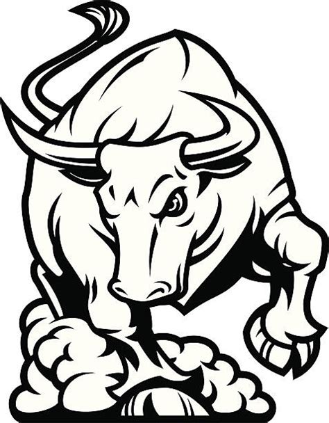 Charging Bull Illustrations Royalty Free Vector Graphics And Clip Art