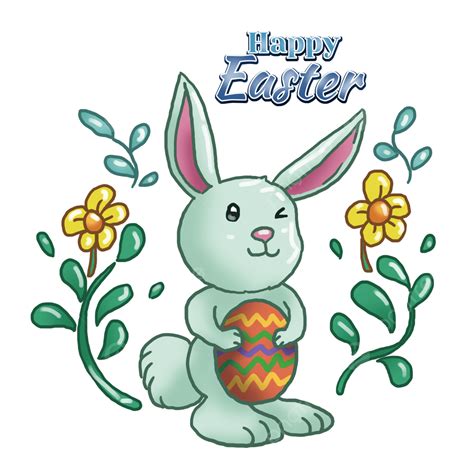 Easter Bunny Png Picture Easter Bunny Smiling Illustration Rabbit Png