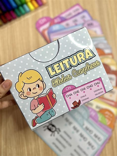 Fichas De Leitura S Labas Complexas Aula Turbinada Loja De Recursos