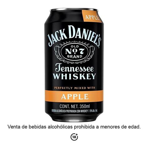 Bebida Alcoh Lica Preparada Jack Daniels Apple Ml Walmart