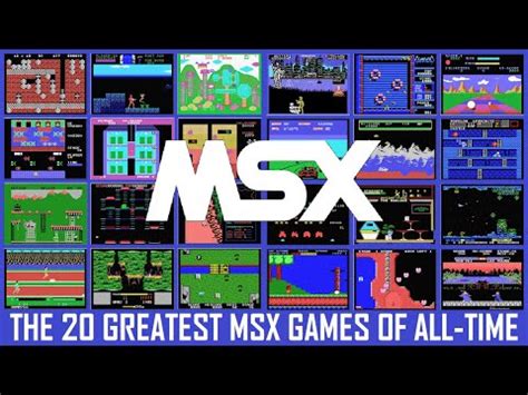 The Greatest Msx Games Of All Time Youtube