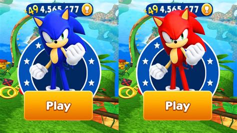 Sonic Dash Sonic Vs Red Sonic Vs All Bosses Zazz Eggman All Characters Unlocked Run