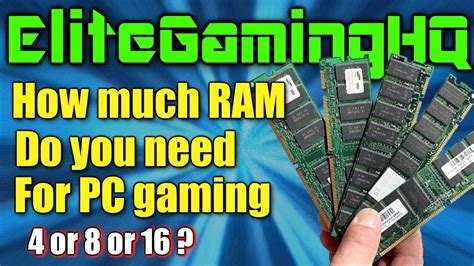 How Much RAM Do You NEED For Gaming Ram For GTA5 And Other Games