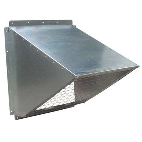 24 Inch Galvanized Weather Hood W Birdscreen Gh Kd24