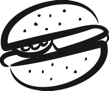 Hamburger Sandwich Decal TenStickers