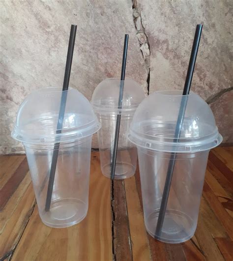 Vaso Descartable Transparente Con Tapa Domo Cc X U Mebuscar Argentina