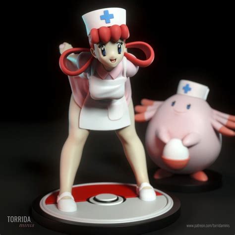 Nurse Joy And Chancey Pokemon Pinup Display Model Mm Unassembled