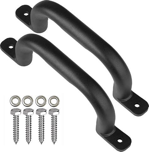 Purife Metal Playground Safety Handles Black Pair Lbs