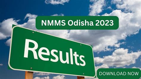 Nmms Odisha 2023 Result Released Direct Link Here Ntse Scertodisha