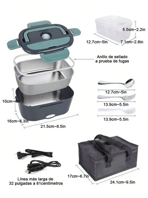 Multifunción Fiambrera eléctrica portátil calefacción con aislamiento