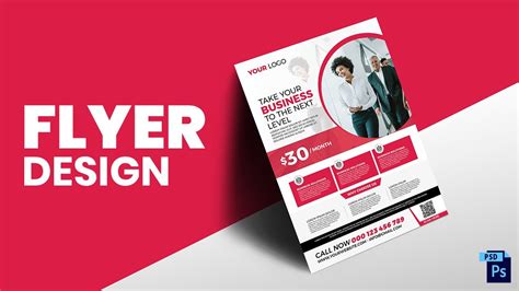 Flyer Design Tutorial How To Design Corporate Flyer In Adobe