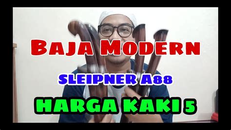 Golok Sembelih Baja Modern Sleipner A88 Super Tajam Murah Meriah YouTube