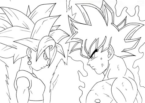 Gokú Ultra Instinto Para Colorear Imprimir E Dibujar Coloringonlycom