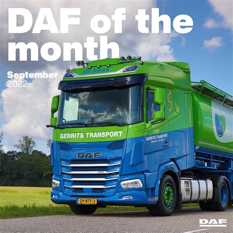 Daf Trucks N V On Twitter Daf Of The Month September Daf Xg For H M