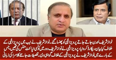 Nawaz Sharif Quietly Helped Nab To Prepare Case Against Pervez Elahi