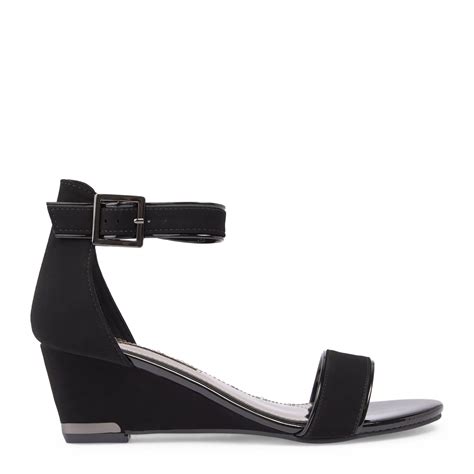 Black Ankle Strap Wedge Truworths