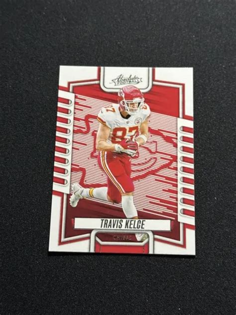 TRAVIS KELCE BASE Card 2022 Panini Absolute Football 37 Kansas City