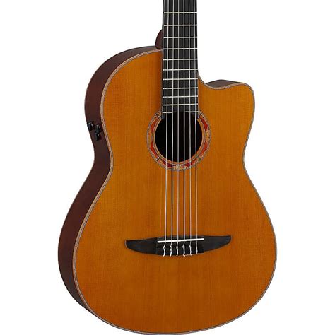 Yamaha Ncx C Acoustic Electric Classical Guitar Natural Reverb