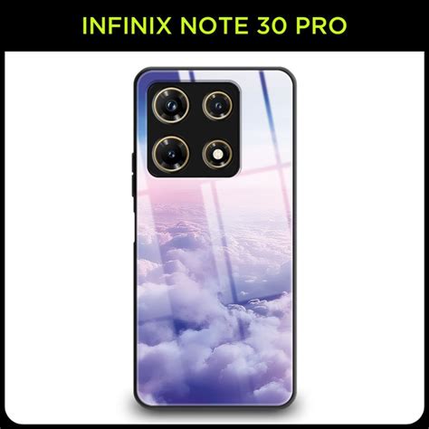 Стеклянный чехол на Infinix Note 30 Pro / Инфиникс Нот 30 Про с принтом ...