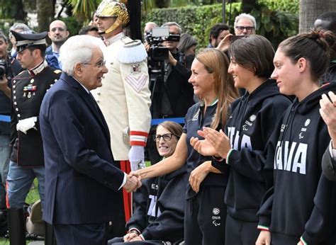 Il Presidente Della Repubblica Mattarella Ai Giochi Paralimpici