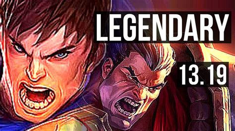 Garen Vs Darius Top Solo Kills Legendary Euw Master