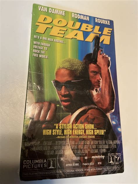 Double Team Vhs Dennis Rodman Jean Claude Van Damme Sealed Get