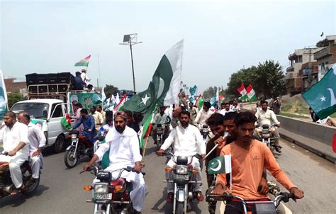 Pat Takes Out Countrywide Rallies On Rd Independence Day Pakistan