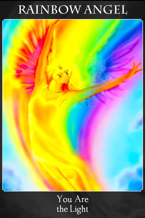 Rainbow Angel Ascension Archangel Oracle