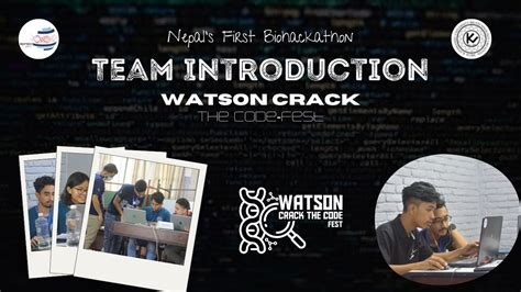 Team Introduction Of Watson Crack The Code Fest Biohackathon 22 Youtube