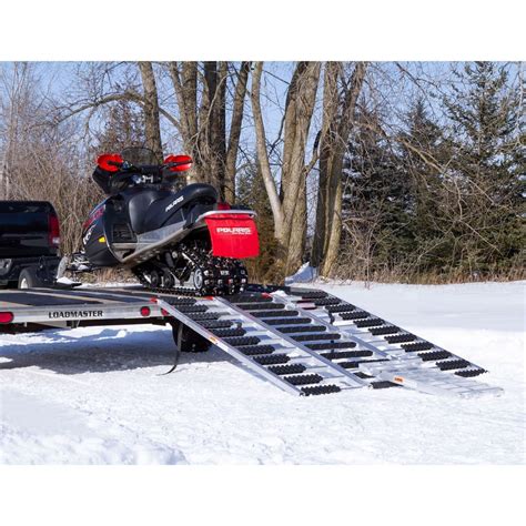 Black Ice Aluminum Atv And Snowmobile Tri Fold Trailer Ramp Discount