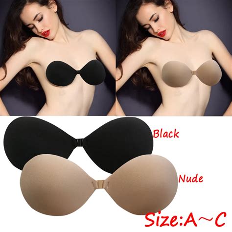 Buy Sexy Self Adhesive Strapless Bra Bandage Stick Gel Silicone Push Up