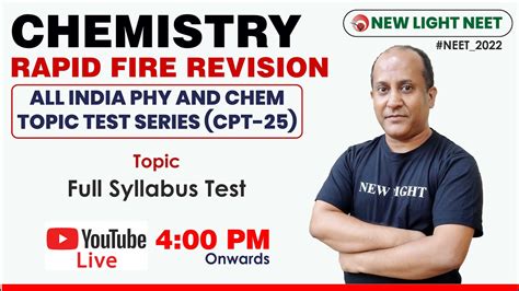 Live Neet Chemistry Rapid Fire Revision For All India Phy And