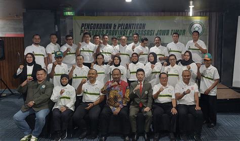 Pengurus Perbasasi Jatim Periode 2024 2028 Dikukuhkan Koni Jawa Timur