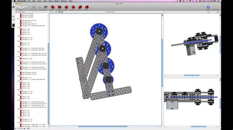 Build Instructions Vex Iq Bar Lift System Using One Motor Youtube