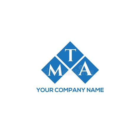 MTA Letter Logo Design on White Background. MTA Creative Initials Letter Logo Concept Stock ...