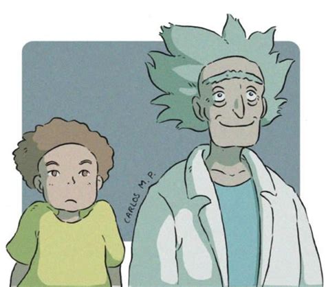 Rick and Morty fan art anime style by carlos-mp : r/Trailerclub