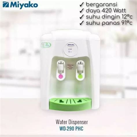 Jual Dispenser Air Panas Dan Dingin Es Miyako WD 290 PHC Shopee