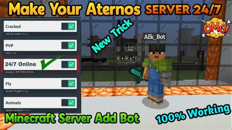 How To Make Online For Aternos Server Easy Add In Smp