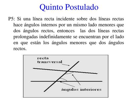 PPT El Quinto Postulado De Euclides PowerPoint Presentation Free