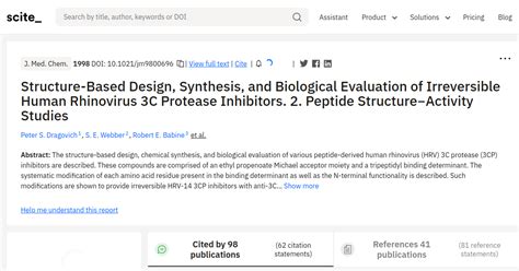 Structure Based Design Synthesis And Biological Evaluation Of