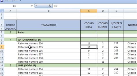 Formato De Control De Obra En Excel Image To U