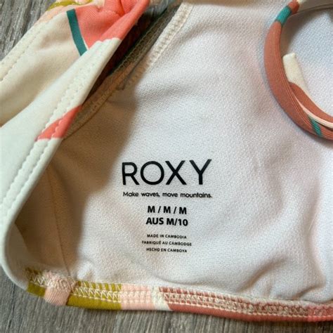 Roxy Swim Roxy Beach Classics Bikini Top And Bottoms Set Poshmark