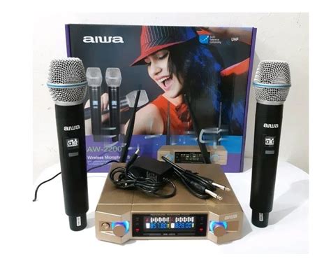 Mic Wireless Aiwa Aw Microphone Tanpa Kabel Siplah