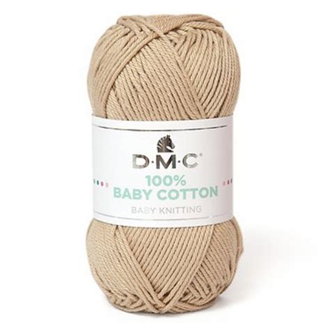 Coton à Tricoter 100 Baby Cotton De Dmc Col Beige Rosé 773 La