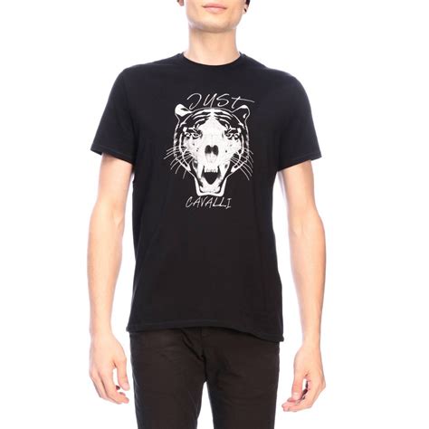 Just Cavalli Outlet T Shirt Men T Shirt Just Cavalli Men Black T