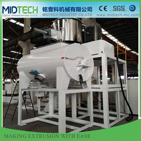 New High Speed Plastic Pvc Wpc Powder Heat Cooling Mixer Unit Powder